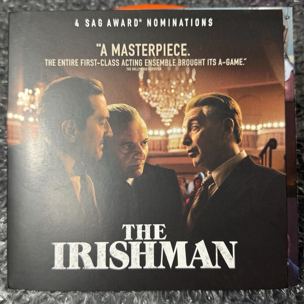 IRISHMAN DVD Screener FYC For Your Consideration SAG Award 2019 Netflix Promo